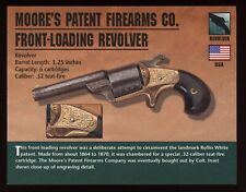 Moore's Patent Firearms Co. Revolver Atlas Classic Firearms Card picture