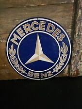 Mercedes Benz Sign Car Performance Farm Garage picture