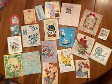 VTG 19 USEDAsst Greeting Cards Anniversary, Mothers Day, Birthday,etc. 50’s 60’s picture