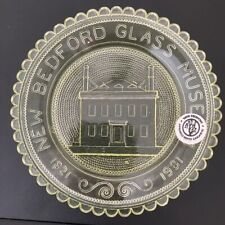 Vaseline Glass New Bedford Museum Rotch Rodman House Pairpoint Crystal Cup Plate picture