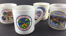 Vintage BSA Boy Scouts Mugs LOT of 4 NEGA Council GA Olympic Camp Lawhorn Pine M picture