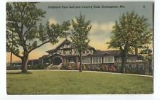 Postcard Highland Park Golf + Country Club Birmingham AL  picture