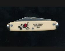 DISNEYANA- 1933-world's fair-souvenir Mickey Mouse folding pocket knife picture