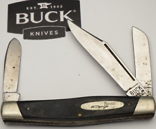 Vintage Early 1970's BUCK MADE IN USA Stamped #301 “Stockman” Three-Blade Knife picture