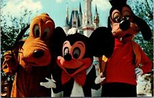 Vtg Welcome to the Magic Kingdom Walt Disney World Florida FL Postcard picture