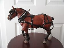 Breyer horse custom Roy the Belgian with Kulp tack harness picture