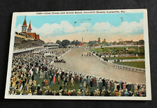 POSTCARD CHURCHILL DOWNS, HOME OF THE KENTUCKY DERBY, LOUISVILLE KY 1933 picture