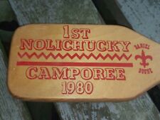 TJ-00Y   TN, 1st Nolichucky Camporee BSA Souvenir Paddle Chapter Chief's Powell picture