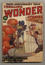 Thrilling Wonder Stories Pulp Jun 1939 Vol. 13 #3 GD 2.0 picture