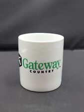 Vintage Gateway Country Logo 1990's White Coffee Mug 10oz Cup picture