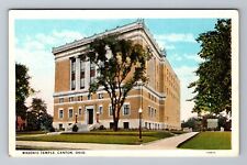 Canton OH-Ohio, Masonic Temple, Antique Vintage Souvenir Postcard picture