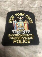 Vintage New York Environmental Conservation Game & Fish Police Patch Older Gauze picture