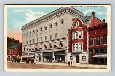 Chillicothe OH-Ohio, Panoramic View Masonic Temple, Antique Vintage Postcard picture
