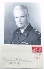 General William Dean Medal Honor Recipient Korean War Commander Signed Cover picture