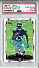 Odell Beckham Jr Signed Auto Slabbed 2014 Topps Rookie Card PSA DNA  Giants picture