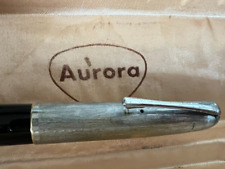 Aurora 88 Pen Fountain Pen Piston Pen Gold Bottom Grey Marking Vintage 1950 picture