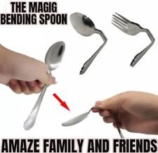Magic Tricks Bending Spoon Illusion Close Up Street Magician Trick T7 picture