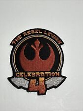Star Wars Celebration 4 Los Angeles Embroidered Patch The Rebel Legion Logo 2007 picture