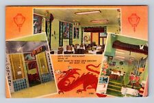 Key West FL-Florida, Lee's Orient Restaurant, Advertising, Vintage Postcard picture