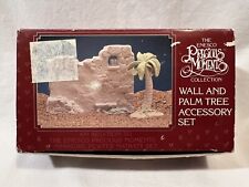 Precious Moments 1989 Wall And Palm Tree Nativity Accessory, PEWTER, 694630 NIB picture