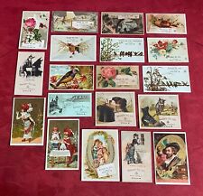 1890s-1900s Sample Trade Cards You Get 19 Shown picture