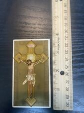 Antique Catholic Prayer Card Religious Collectible 1890's Holy Card Jesus picture