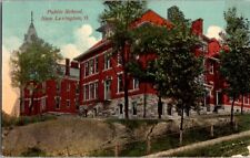 Vintage Postcard Public School New Lexington OH Ohio dated 1917            I-299 picture
