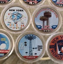 1939 & 1964 New York World's Fair Kennedy Half Dollars in Capsules picture