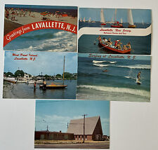 Lavallette, N J 5 Postcards 1969 picture