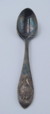 Planters Hotel Monogrammed Spoon Tarnished Small 4 1/2 Inches Long picture