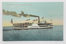 Steamer RB Hayes Cedar Point Route Postcard Unposted Divided Back Vintage picture