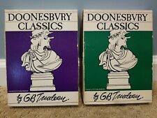 DOONESBVRY CLASSICS by G.B.Trudeau, 2 Box Sets of 4 books each.   1973-1983 picture