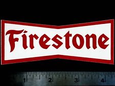 FIRESTONE - Original Vintage 1960's 70's Racing Decal/Sticker - 4 3/8 inch size picture