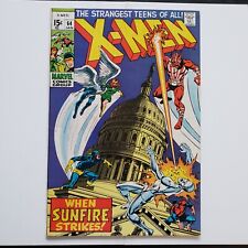 The X-men #64 Vol. 1 (1963) 1970 Marvel Comics  First Appearance of Sunfire picture