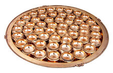 Shiv Shakti Arts Diwali Navratra Spacial Brass Diye 51 Home & Temple Pooja picture