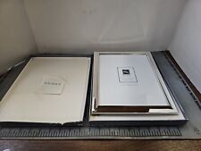 Lunt Silversmiths silverplate Wide Bead 8x10 picture frame W/box  picture