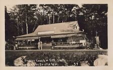 Early 1900s RPPC of Prince's Place Lunch & Gift Shoppe Newfound Lake Bristol, NH picture