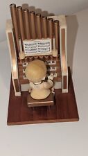 Vintage Christmas Merton 1982 Child Playing the Organ Decoration Working Music picture