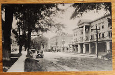 Main Street Thomaston Maine ME Postcard 1920s HJ Burrowes picture