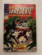 Daredevil #28 G+ 1st Queega Marvel Comic 1967 Stan Lee picture