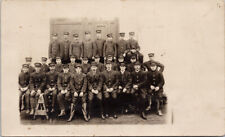 Timothy Eaton Co Staff Portrait Men in Uniform Eaton's Unused RPPC Postcard F99 picture