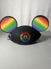 Mickey Disney Parks Rainbow  Pride Ear Hat NWT  Belong Believe Be Proud LGBTQ+ picture