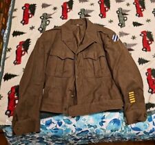 Vintage WWII Military US Army Dress Jacket Size 38S.  Wool picture