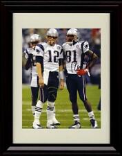 16x20 Framed Tom Brady And Randy Moss - New England Patriots Autograph Promo picture