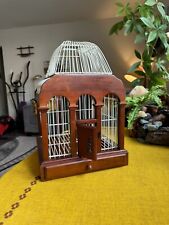 Vintage Wood and Metal Birdcage picture