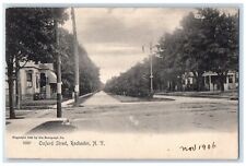 c1905 Oxford Street Road Post House Exterior Light Rochester New York Postcard picture