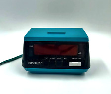 Vintage Conair Blue Digital Alarm Clock Model CL2001 120V Tested Works picture