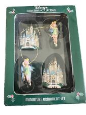 Disney Christmas Collection Miniature Ornament Set 4 PCs picture