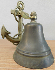 Vintage Solid Brass Large Sailor's Bell Antique Rare picture