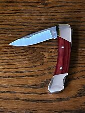 4.5” Buck 500 “Duke” Folding Pocket Knife With Beautiful Red Toned Wood Scales picture